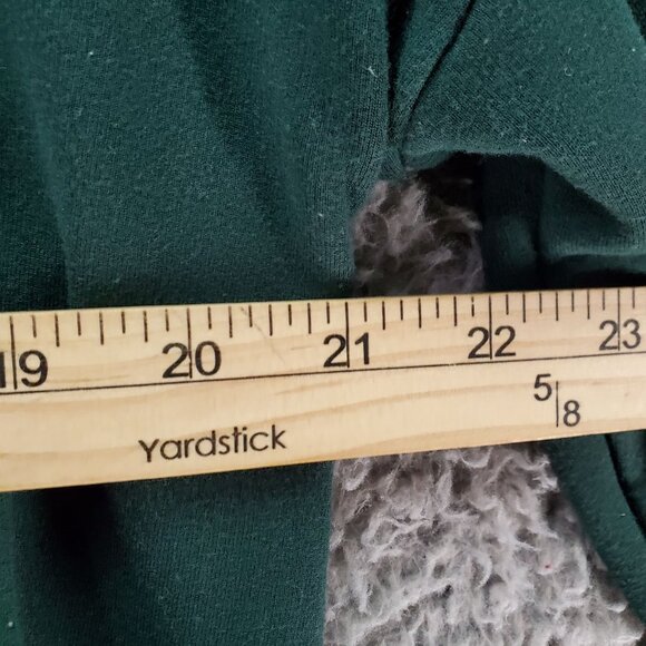 Buffalo David Bitton Top Womens Large Green Pullover Hoodie Sweatshirt - Picture 6 of 9